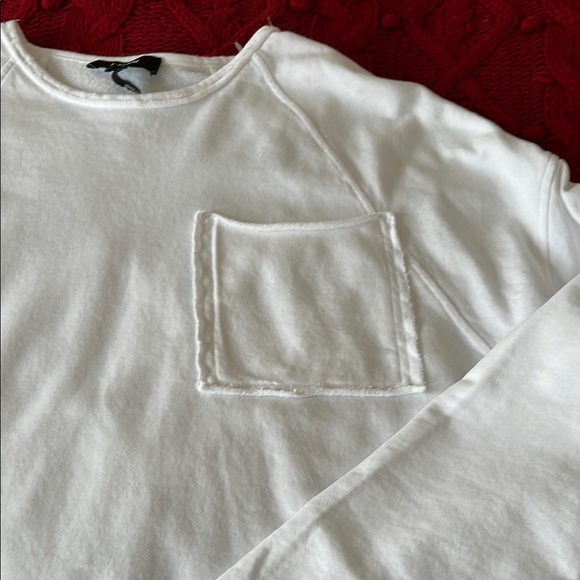 Madewell White Long Sleeve Top - Picture 2 of 5